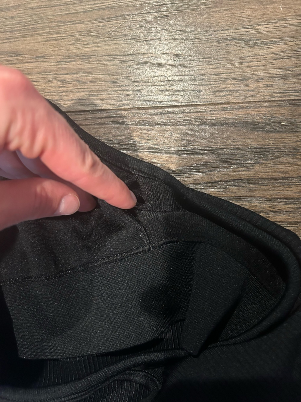Athleta Black Ribbed Racerback Tank - Picture 3 of 3